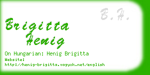 brigitta henig business card